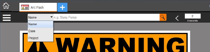 arc-flash-module-navigating-records-database-labelforge-pro